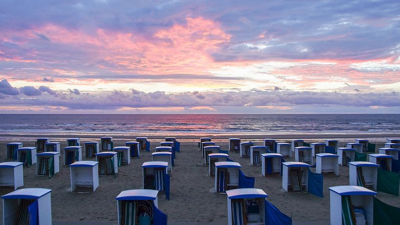Sonnenuntergang in Katwijk von Dirk van Egmond