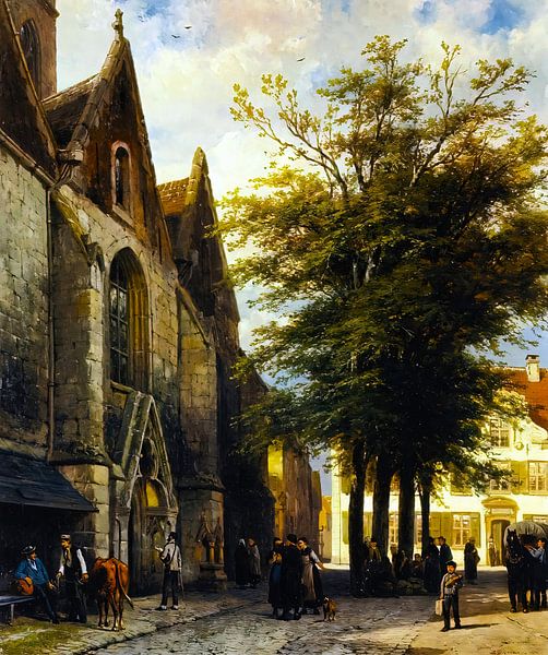 Die St. Josephskirche in Hamelen - Cornelis Springer von Accessible Art