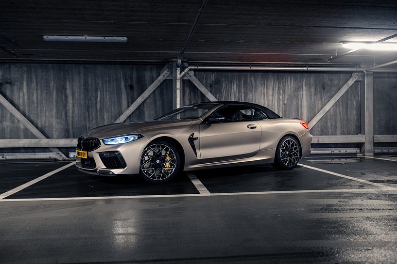BMW M8 Competition Convertible in Garage by Automotive Photography