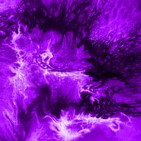 Tempête d'or en violet
