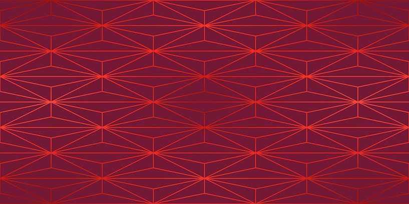 ELEGANT BEED RED TANGERINE  PATTERN II von Pia Schneider