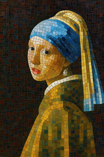 Das Mädchen mit dem Perlenohrring Gemälde von Johannes