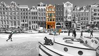 Amsterdam Scène d'hiver