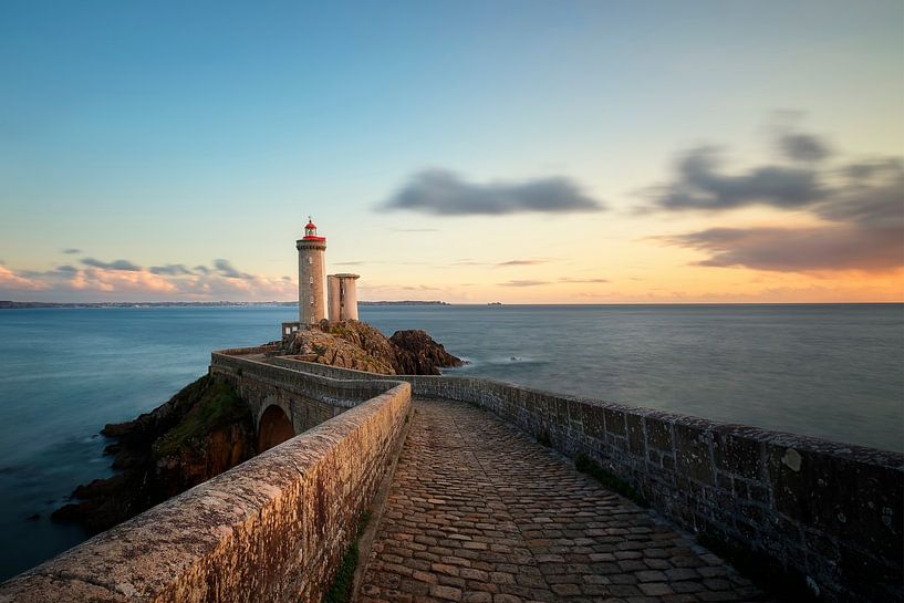 Vuurtoren van Le Petit Minou in Bretagne van Truus Nijland