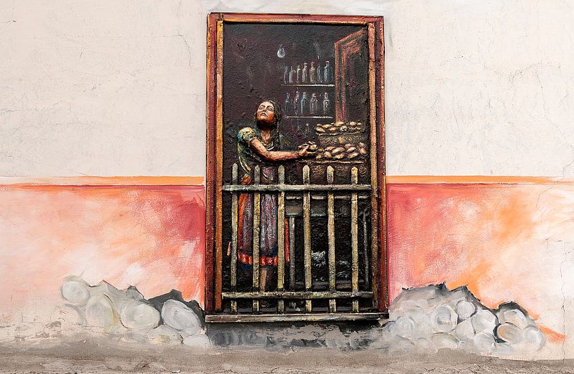Cuenca: Muurschildering von Maarten Verhees
