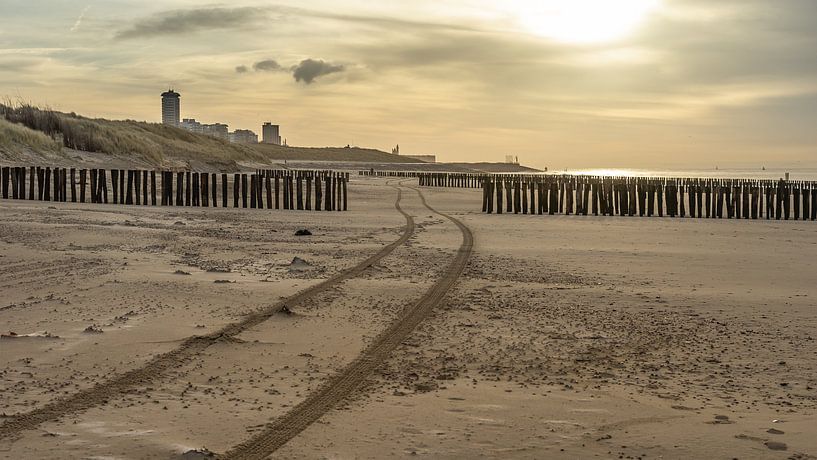 Strand von Vlissingen von Bram Huijzen