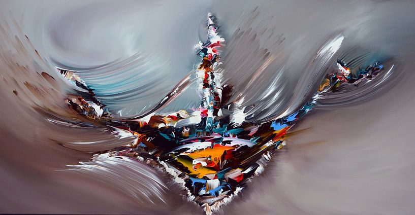 Planète nuageuse par Gena Theheartofart