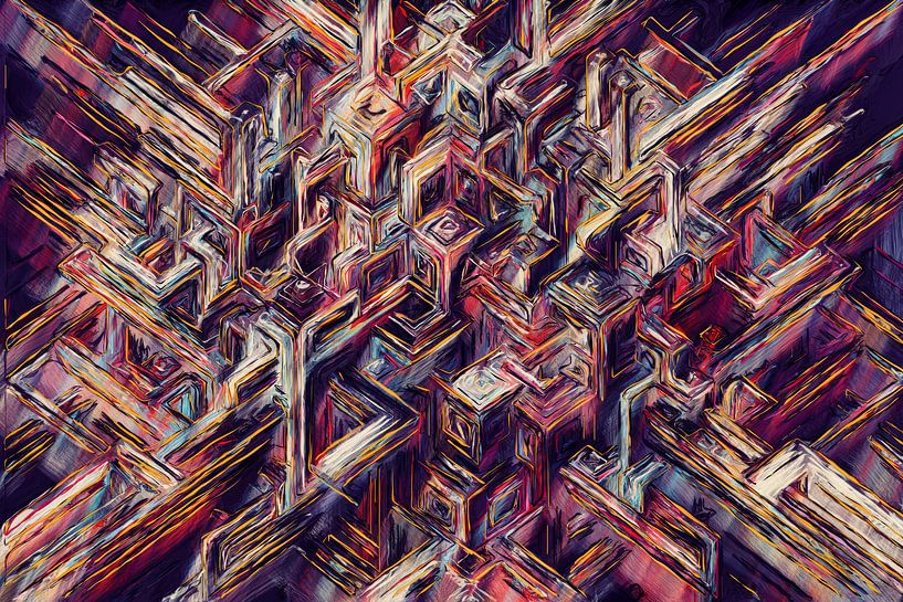 Escheresk in Farbe von Arjen Roos