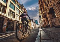 Cycling through Leipzig