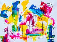 Arc-en-ciel abstrait