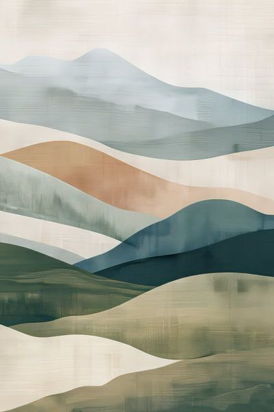 Minimalistische Berge von Thea