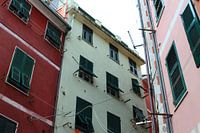 Jolis cottages colorés à Cinque Terre, Italie