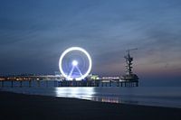 Scheveningen Pier bei Nacht Langzeitbelichtung