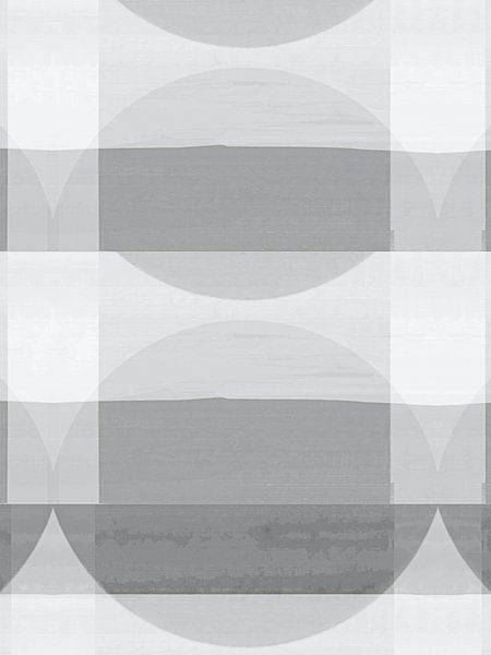 Formes abstraites Bauhaus Gris par FRESH Fine Art