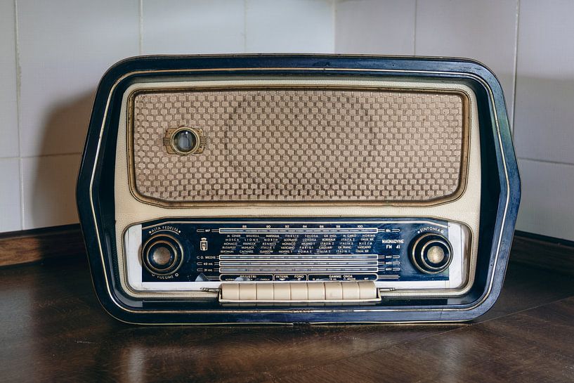 Vintage Italian Radio Nostalgia by Imladris Images
