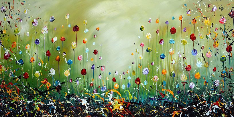 Flowers by Gena Theheartofart