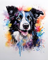 Aquarell Collie