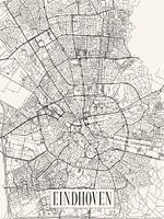 Plan de la ville d'Eindhoven - Ville - Version allégée - Plan