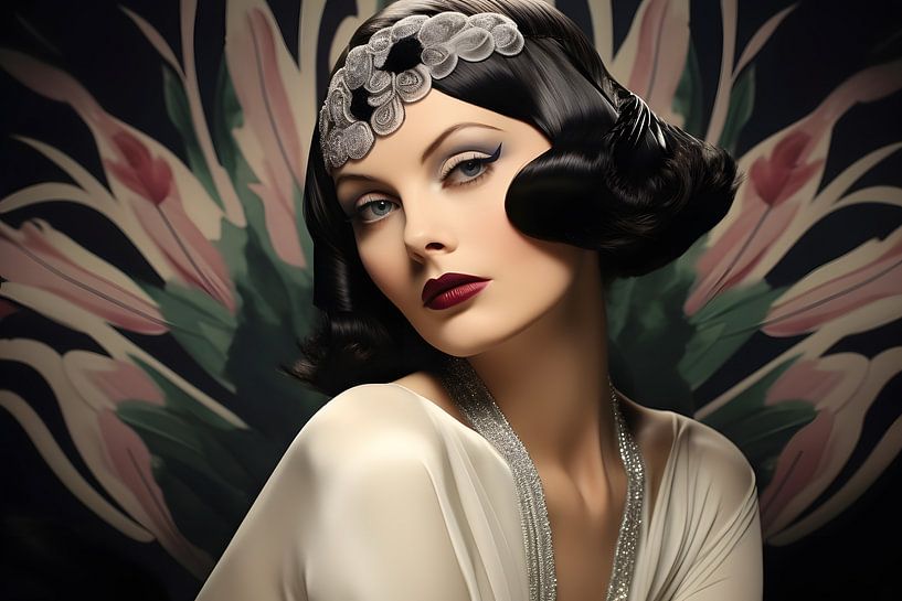 Femme fatale de style Art déco par Skyfall