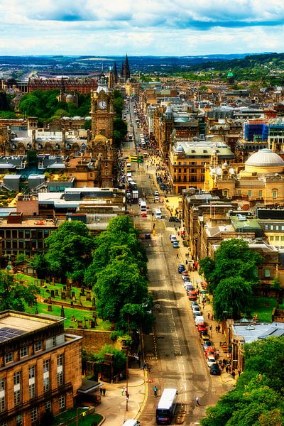 Princess Street à Edimbourg par Jürgen Wiesler