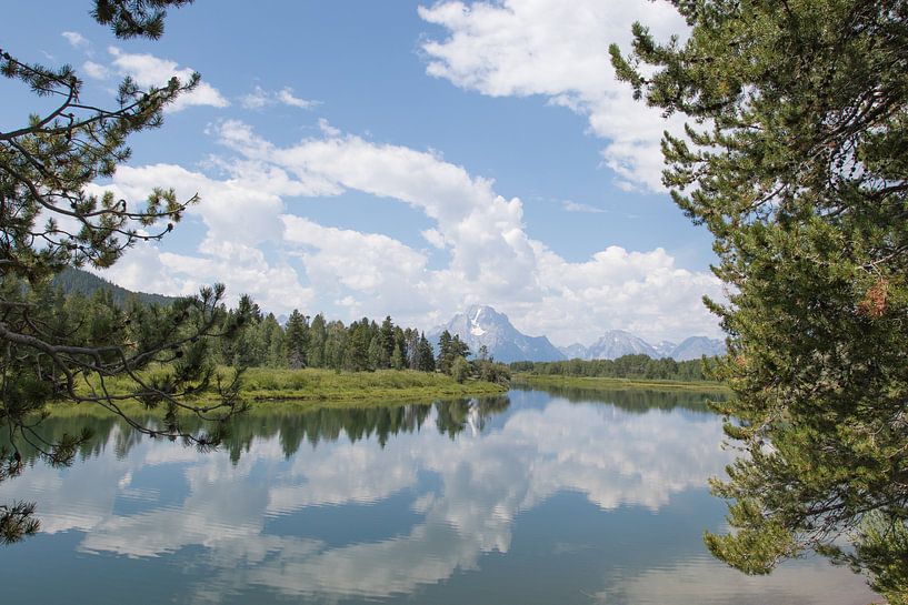 Vue du virage Oxbow à la rivière Snake dans le parc national de Grand Teton par Peter van Dam
