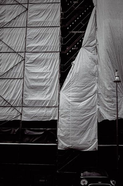 Berlin Building Wrapped — Scaffolding &amp; Urban Texture by Brave Toaster Photography