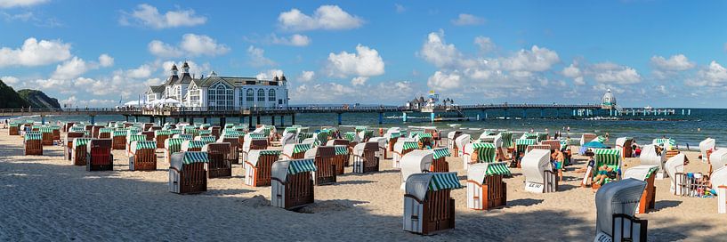 L'été sur la plage de Sellin à Rügen par Markus Lange