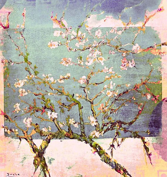 The blossoming apple tree. Inspiration Vincent van Gogh, by Ineke de Rijk