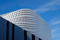 Modern architecture of Stoep theatre in Spijkenisse, Holland