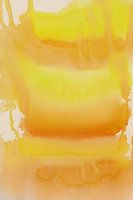 Abstract colorful watercolor in yellow and ocher