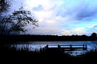 Steiger onder opklarende lucht