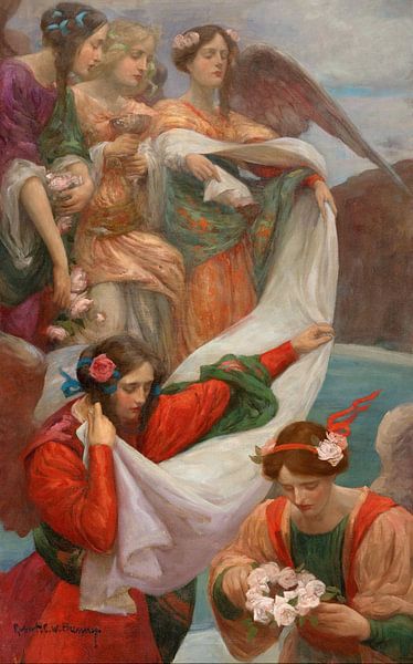 Angels Descending, Rupert Bunny par Des maîtres magistraux