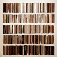 MODERN ART - japandi art brown