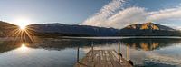 Sunrise at Lake Rotoiti, NZ, New Zealand