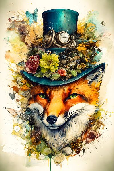 Steampunk Fox von Mutschekiebchen