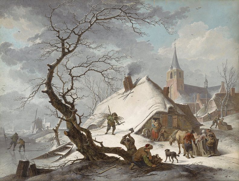 Winterszene, Hendrik Meijer von Meisterhafte Meister