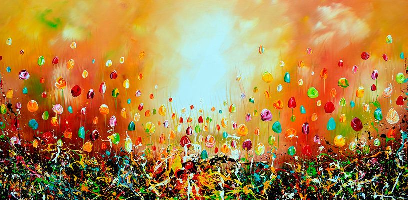 Sommerblumen von Gena Theheartofart