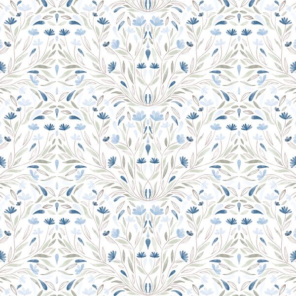 Flowers paradise white by Studio Hinte