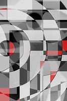 Schwarz weiß trifft rot Version 2