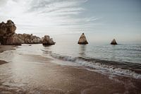 Impression sur toile Photo de paysage Portimão, Algarve - Portugal Art côtier