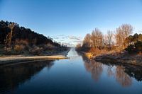 Beautiful reflections on a winterday