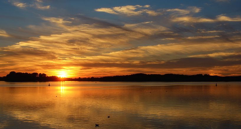 Soirée dans la région des lacs du Mecklembourg par Peter Eckert