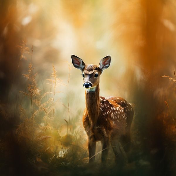 Bambi in the sun by Karina Brouwer
