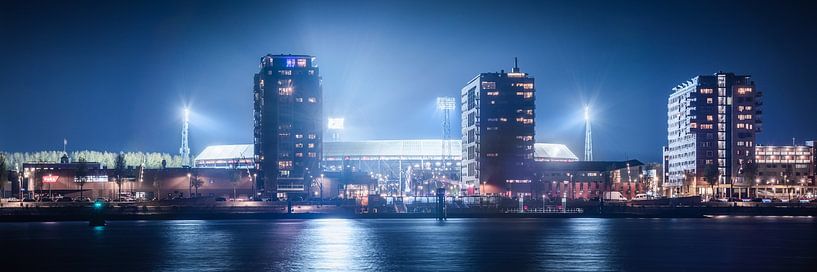 Stade Feijenoord 'de Kuip' Panorama couleur 3:1 par Niels Dam
