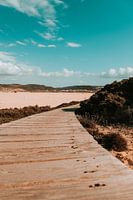 Weiter Strand in Portugal