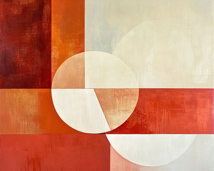 Géométrie - Le cercle rencontre le carré par La collection ARTEO