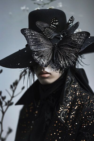 Butterfly in the hat by haroulita