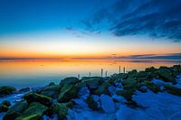 Winter Sonnenuntergang Zürich Friesland