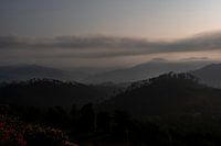 Sonnenaufgang in Pignone, Italien