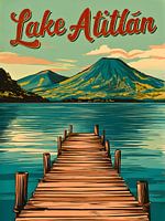 Paysage enchanteur du lac Atitlán